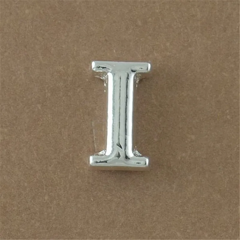 floating charms-I М Плавающий Шарм медальон Подвески Ювелирные изделия Письмо Плавающие Подвески 26 букв A до Z Алфавит для медальон из смарт-стекла Шарм - Окраска металла: floating charms-I