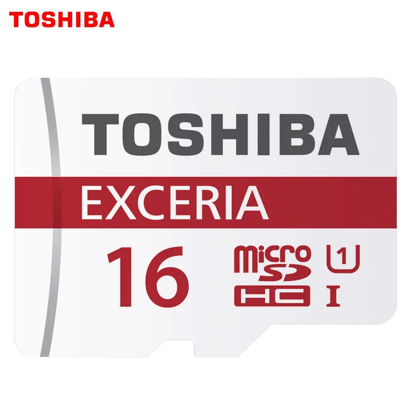Оригинал TOSHIBA EXCERIA U1/U3 карты памяти Micro SD карта 16 ГБ 32 64 Гб 128 класс 10 Microsd TF UHS1 флеш