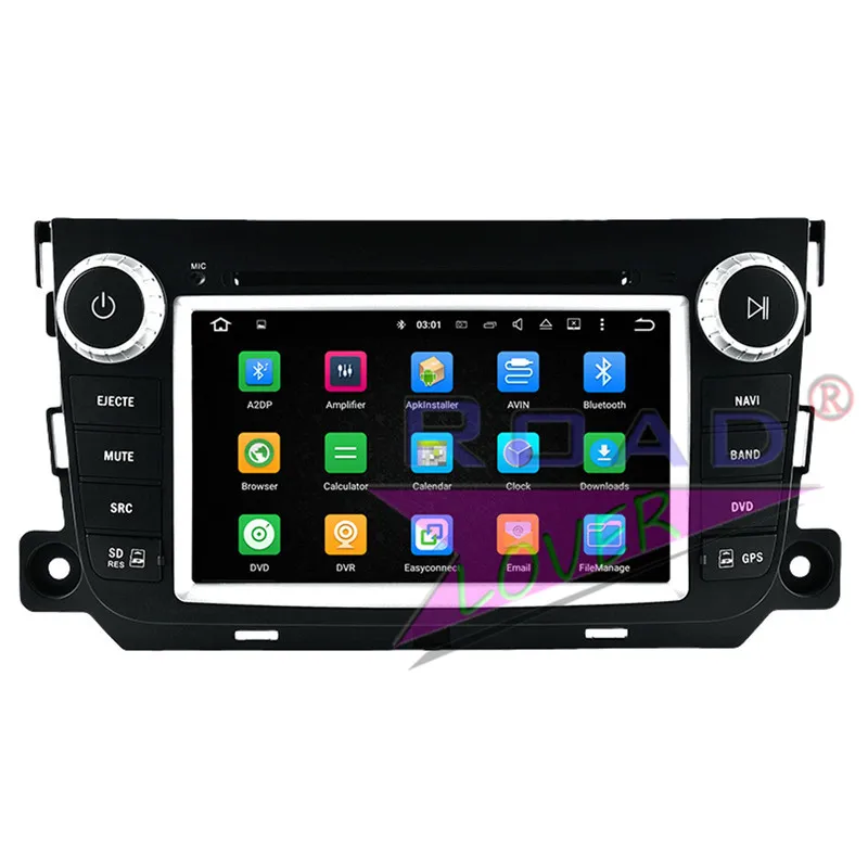 Roadlover Android 8 0 автомобильный DVD плеер авторадио для Benz Smart Fortwo 2012 Стерео GPS навигация