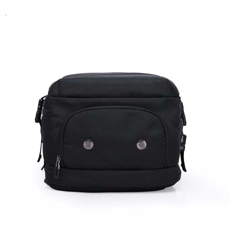 

813 men's double shoulder bag fashionable atmosphere backpack usb technology backpacks men's business bag Oxford Backpack