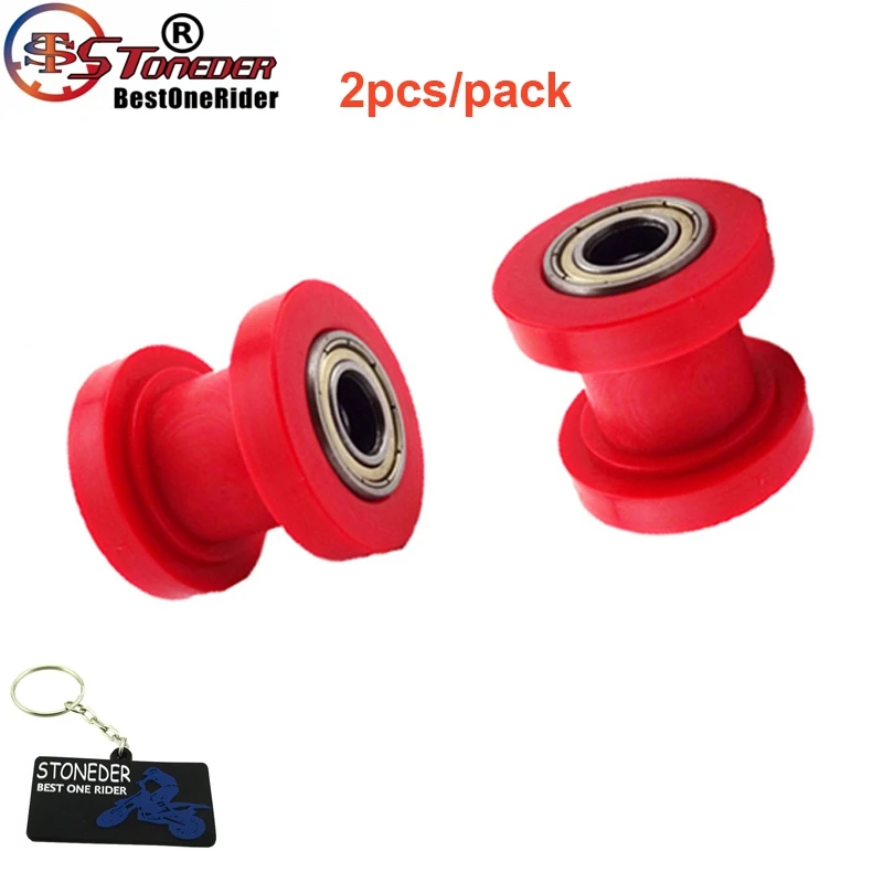 Натяжной ролик STONEDER Red 2x8 мм для 50cc 70cc 90cc 110cc 125cc 150cc 200cc 250cc Pit Dirt Bike ATV|dirt bike|pit motorcyclesdirt