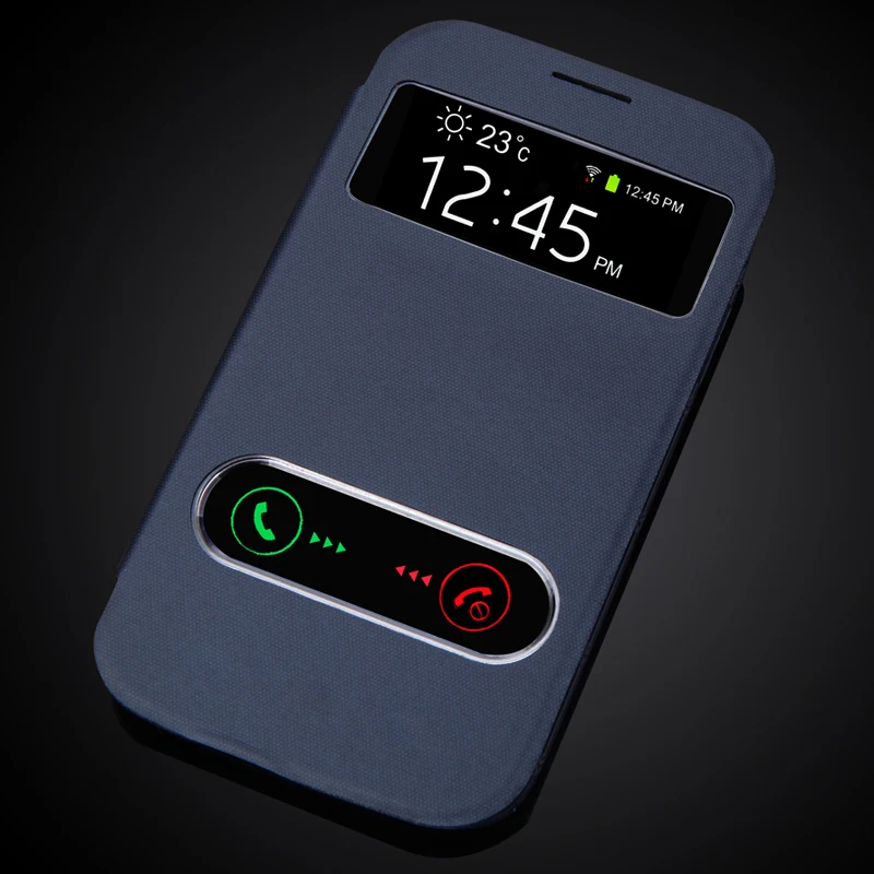 Роскошный модный раскладной чехол с окошком для samsung Galaxy Win I8552 I8550|flip case|case with