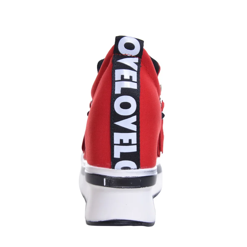 Wedges Women Boots 2019 New Platform Shoes Woman Creepers Slip On Ankle Fashion Casual XWD4722 | Обувь