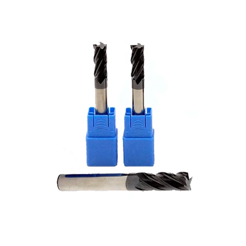 LIVTER 4 Flutes Carbide Square End Mill CNC Milling Cutter Cutting Tools |
