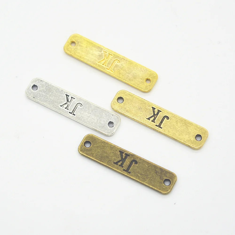 Горячая Распродажа 20 шт./лот 25 мм * 6 Античная бронзовая этикетка с
