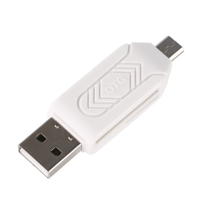 Универсальный 2 в 1 USB OTG кардридер Micro TF/SD телефон удлинитель заголовки