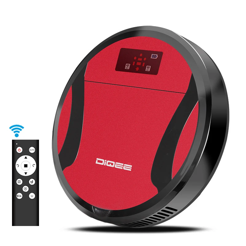 DIQEE Главная Smart робот пылесос с Remote Control 6 см фюзеляжа 1200 Pa всасывания большой бак