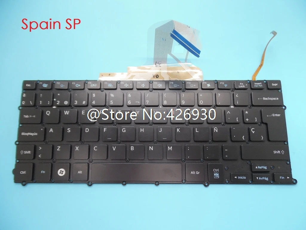 Клавиатура для samsung NP900X3B NP900X3C 900X3B 900X3D 900X3E 900X3F 900X3K английский США Франция FR UK SL Чешский CZ Испания SP с подсветкой