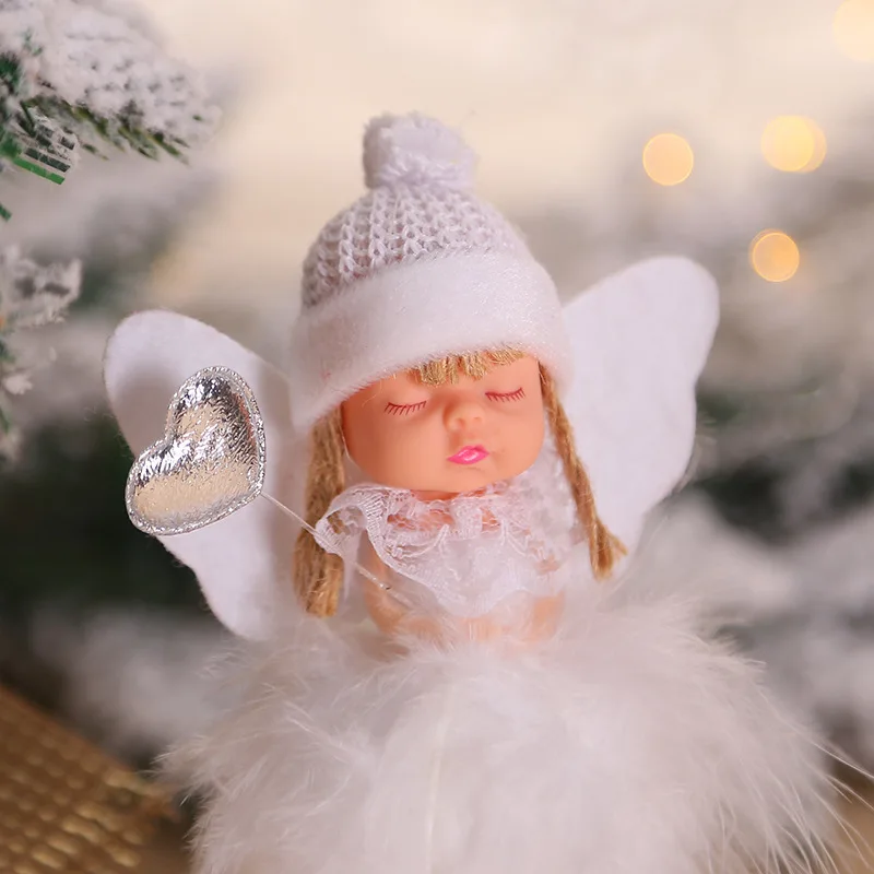 Kawaii Ангел Кукла рождественские украшения для дома 2019 Милая Рождественская елка