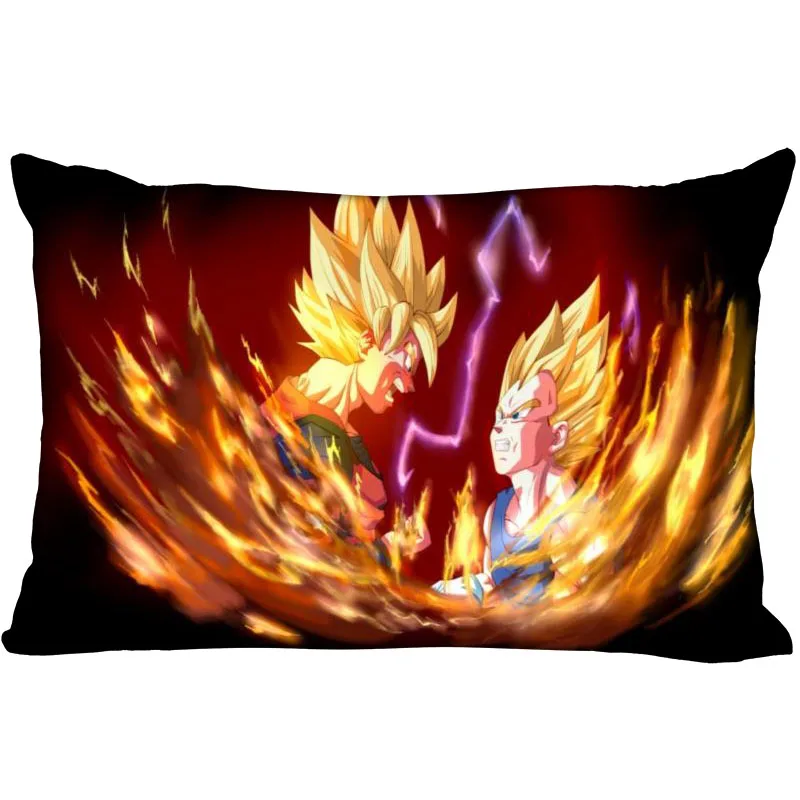 15 Горячая Распродажа Dragon Ball Z, накидка для подушки, Спальня для дома или офиса, декоративные Наволочки прямоугольник Подушка на молнии Чехлы Атласная ткань, не выцветает - Цвет: 15