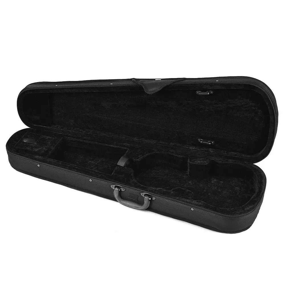 Professional 1/4 Violin Triangle Shape Case Box Hard &amp Super Light with Shoulder Straps Gray | Спорт и развлечения