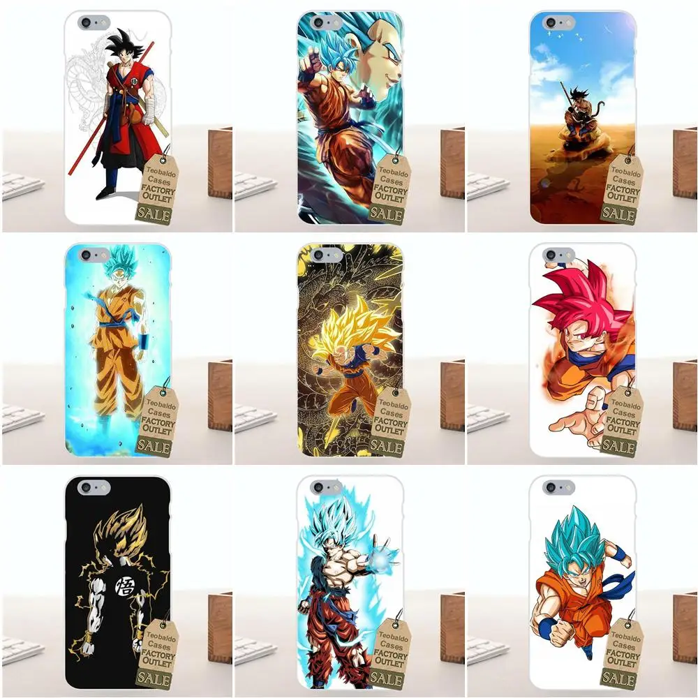 Dragon Ball Z Super Saiyan God Songoku мягкие горячие продажи для Apple iPhone X 4 4S 5 5C SE 6 6S 7 8 Plus LG G4 G5 G6 K4 K7