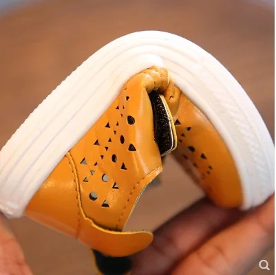 NEW Leather Sandals Cut-Outs Kids Children Baby Toddler Shoes Boys For Girls Sandalia Infantil | Детская одежда и обувь