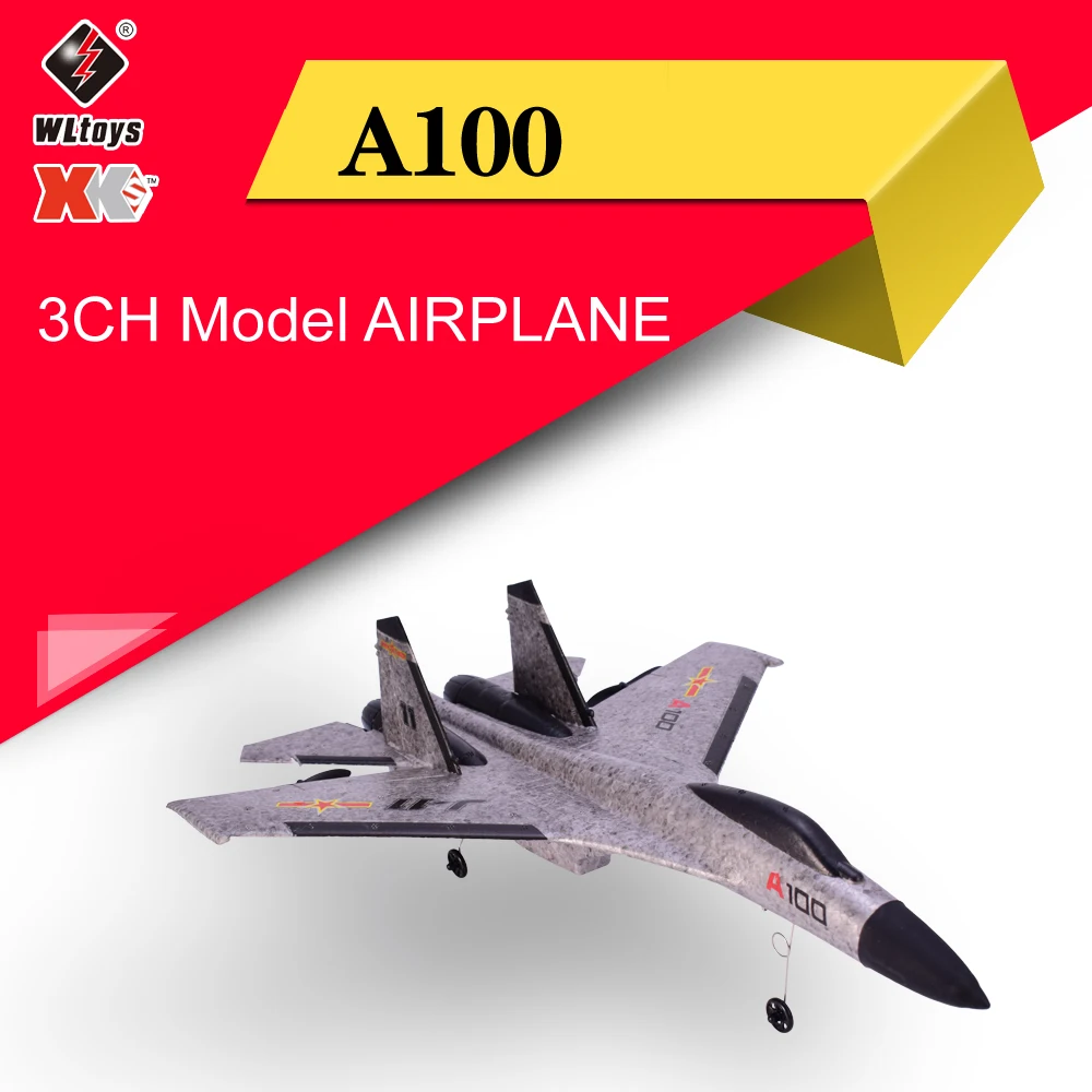 WLtoys XK A100 2 4G 340 мм 3CH RC самолет с фиксированным крылом уличные игрушки для