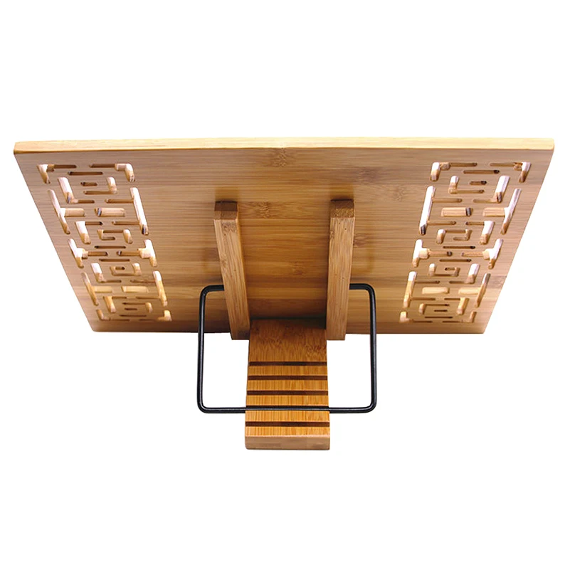 Деревянный чтение книги стоят регулируемый Рамки Портативный форзац Desktop