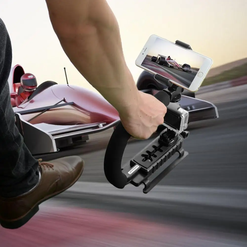 C образный держатель ручка Видео Ручной Стабилизатор стабилизатор для DSLR Nikon Canon