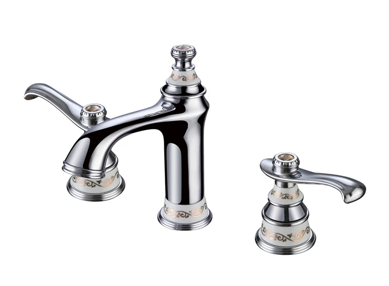 Bathroom Basin Faucet Brass &amp Ceramic Sink Mixer Tap Hot Cold Crane Deck Mounted Widespread 5 colors Torneira | Обустройство дома