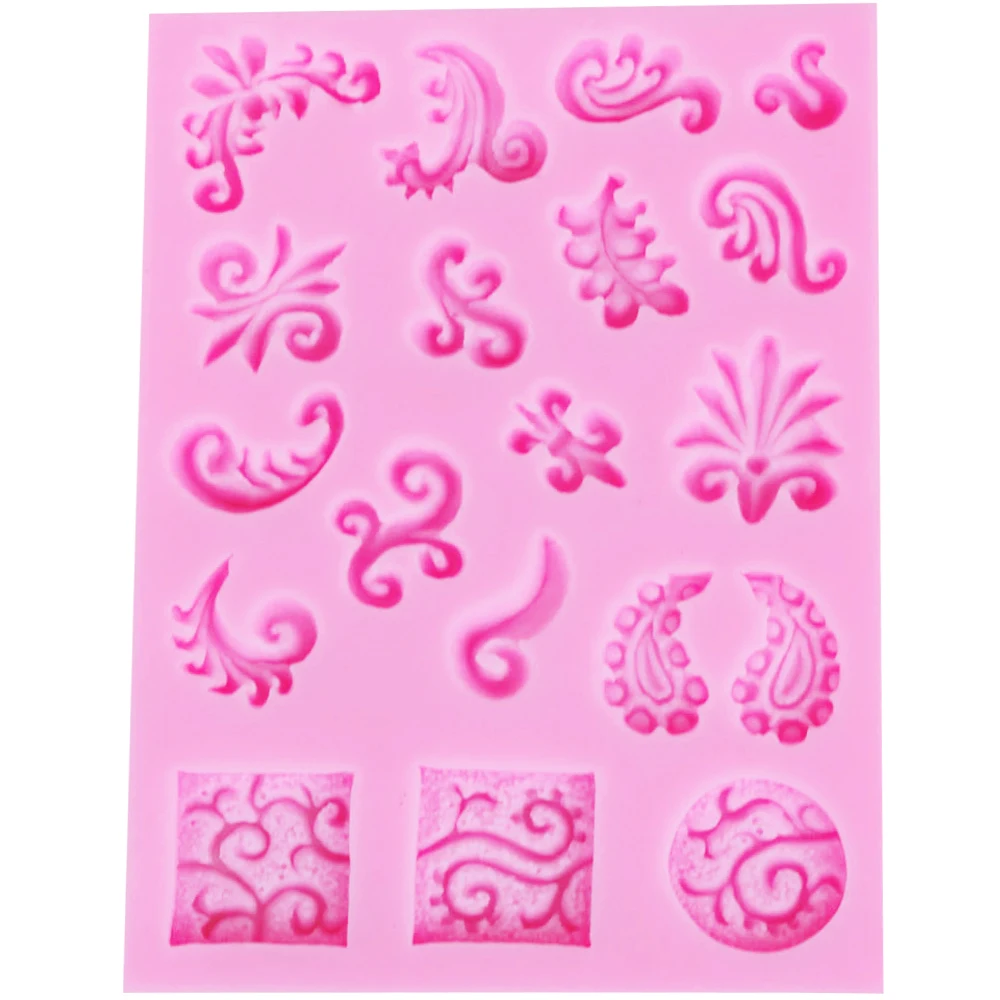 Sophronia M313 Retro Relief Cake Border Silicone Mold Fondant Decorating Tools Chocolate Gumpaste Moulds Kitchen Baking | Дом и сад