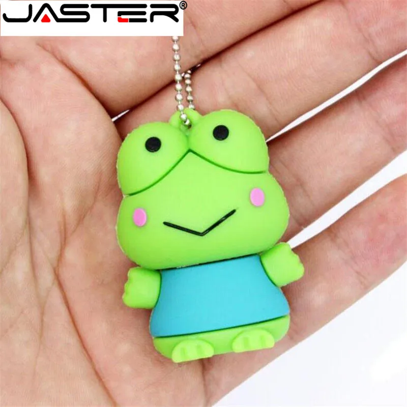 JASTER лягушка форма USB флеш накопитель мини ручка маленький Забавный USB2.0
