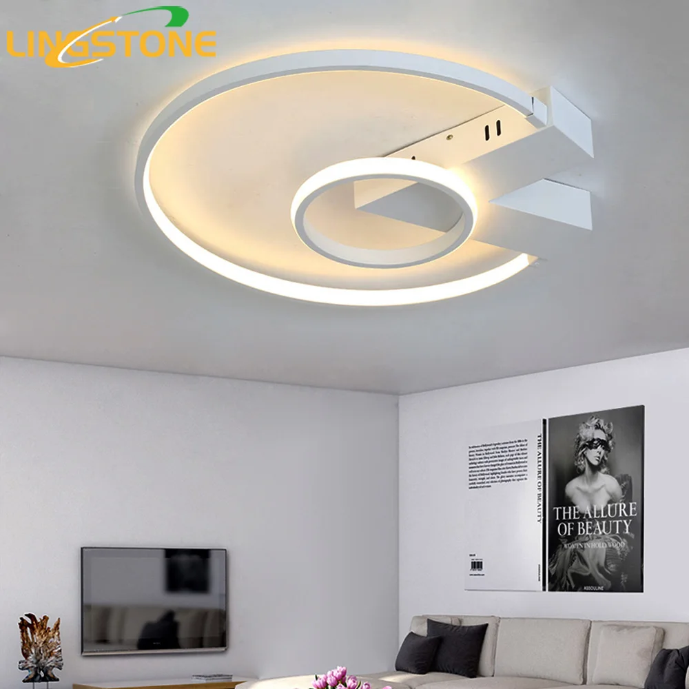Светодио дный потолочный светильник Plafonnier современное освещение Plafondlamp кольцо