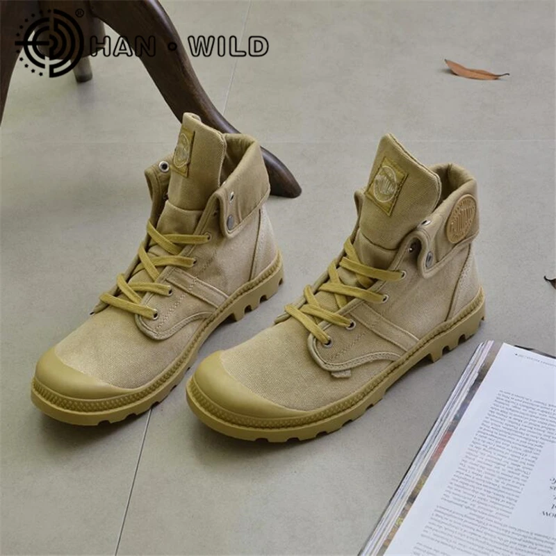 

2020 Fashion High Top Canvas Shoes Men Casual Shoes Solid Color Flat Male Basket Lace Up Trainers Chaussure Men Flat Shoes