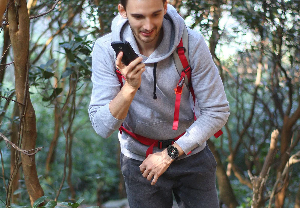 DTNO.1 F5 спортивные умные часы альтиметр термометр gps часы Bluetooth 4,2 монитор сердечного ритма умные часы Android iOS