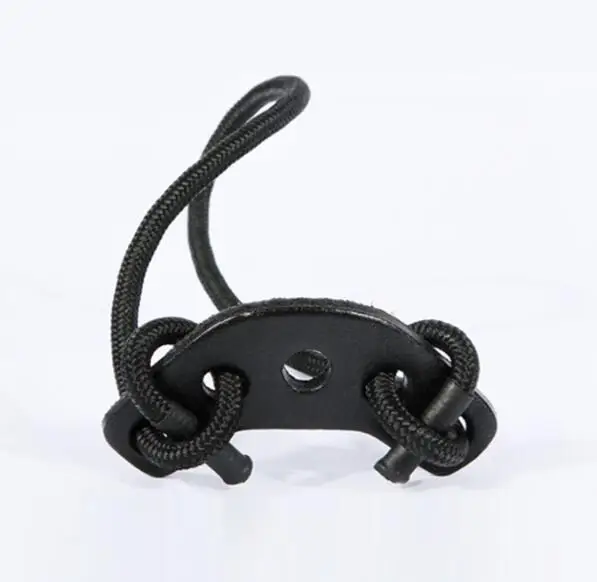 Регулируемый плетеный шнур для стрельбы из лука черного цвета|sling strap|wrist slingstrap sling