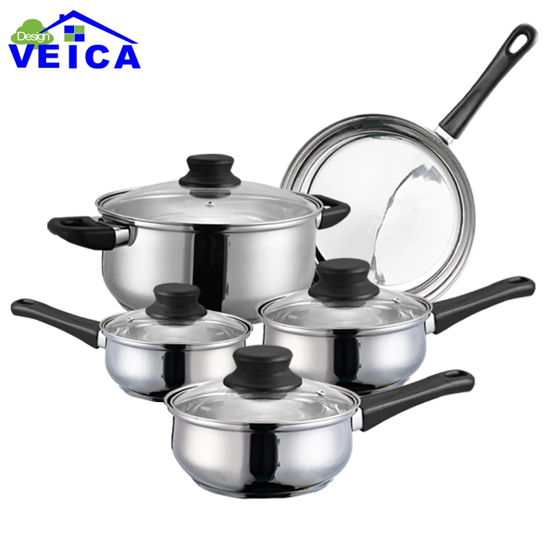 Cozinha Cucina 2019 металлические новые высококачественные кастрюли из нержавеющей