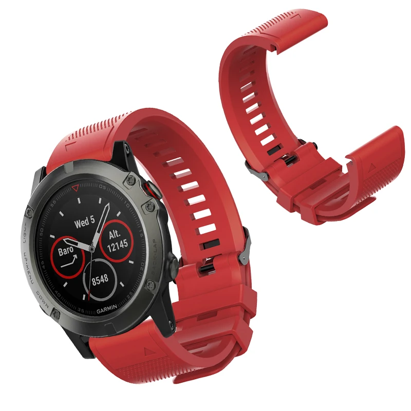 ECSEM силиконовый ремешок для Garmin Fenix 5 Аксессуары для часов браслеты для Forunner 935 сменный Браслет
