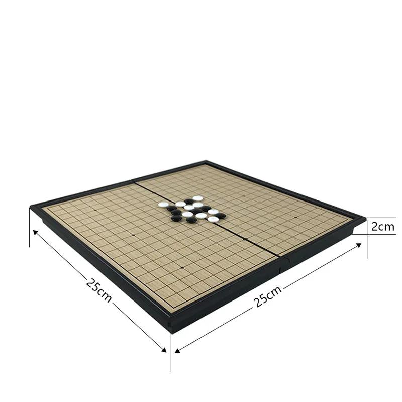 Китайская старая настольная игра Weiqi шашки складной стол Магнитный Go шахматы
