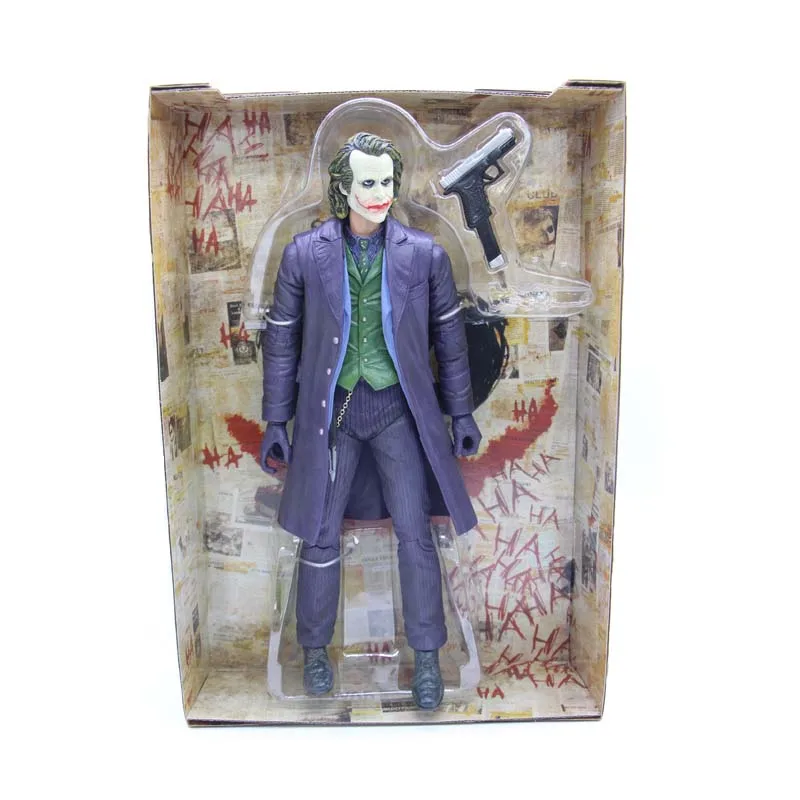 26 см NECA Джокер Бэтмен Темный рыцарь ПВХ фигурка коллекционная игрушка|batman dark