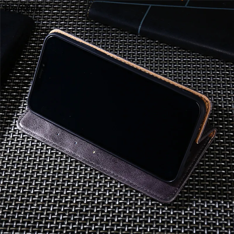 Чехол для Huawei P Smart Z откидной из искусственной кожи с держателем карт чехол-бампер