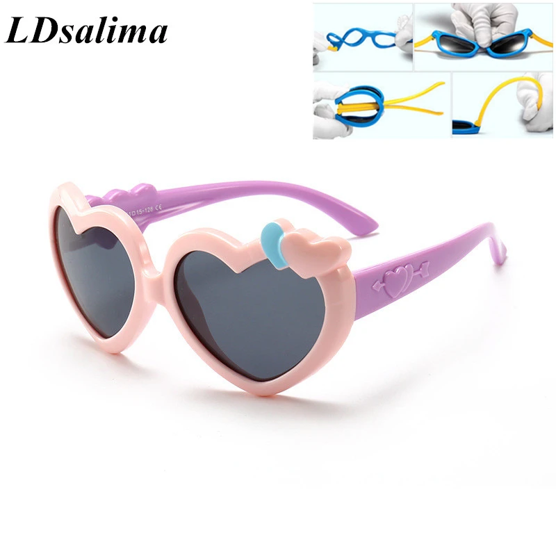 Мужские и детские солнцезащитные очки силиконовые защитные с поляризационными