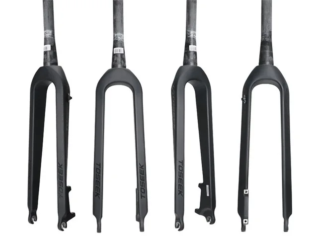 TOSEEK Углеродный руль Mtb вилка 1-1/8 ''1-1/2'' конус Велосипедная вилка дисковый тормоз 26/27. 5/29ER MTB жесткий карбюратор