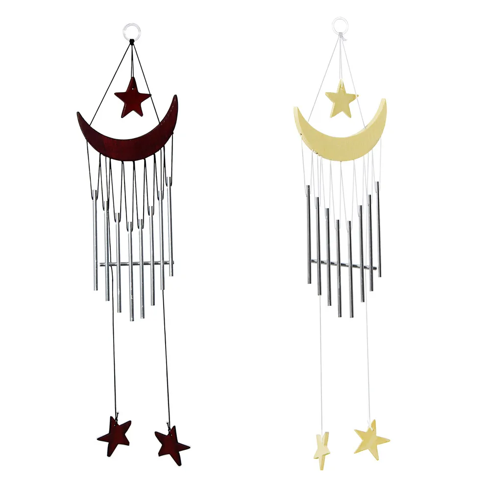 Удивительные 9 трубок деревянная часовня церковные колокольчики Декор двора