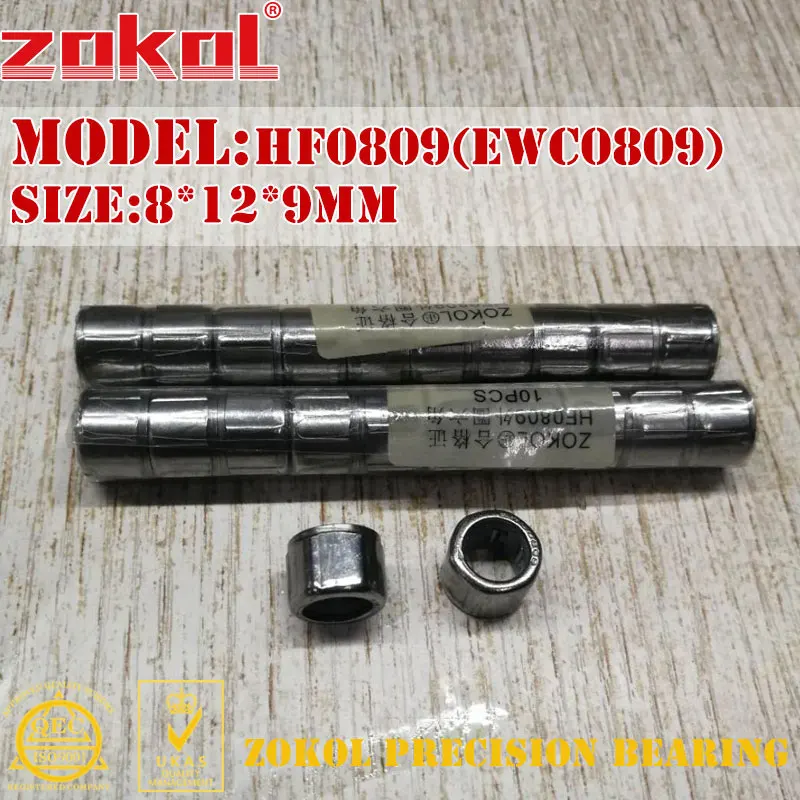 HF0809(EWC0809) ZOKOL HF0306 HF0406 HF0608 HF0612 EWC0608 односторонний игольчатый подшипник 3*6,5*6 мм 4*8*6 мм 6*10*8 мм 6*10*12 мм - Цвет: HF0809(EWC0809)