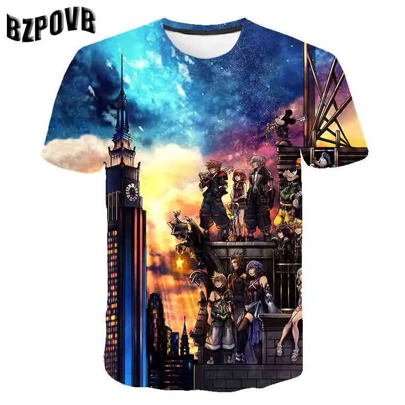 2019 The New t shirts Summer men 3D print Cartoon Lovely shirt fashion high brand Tshirt streetwear | Мужская одежда