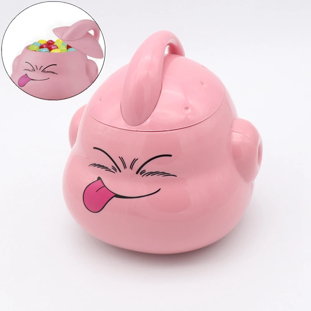 Dragon Ball Majin Buu Candy Jar Snack Bucket Storage Box Model Collectible Toys Free Shipping