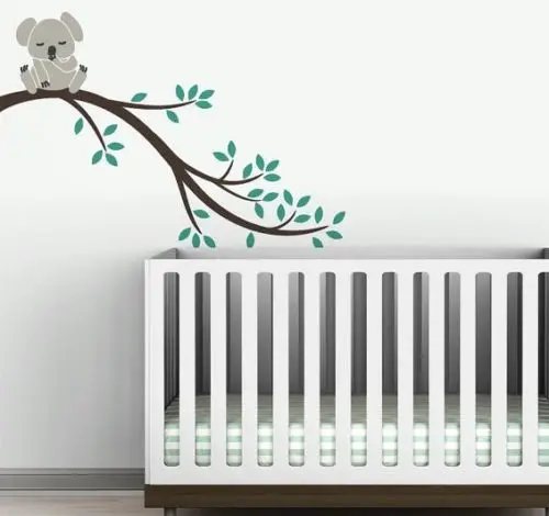 Большой Настенный стикер коала для детской комнаты 104 см|stickers koala|sticker on wallkoala tree |