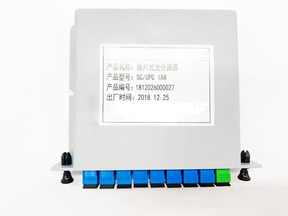 SC APC PLC 1X8 Сплиттер Волоконно-оптический ящик FTTH сплиттер коробка с плоского типа