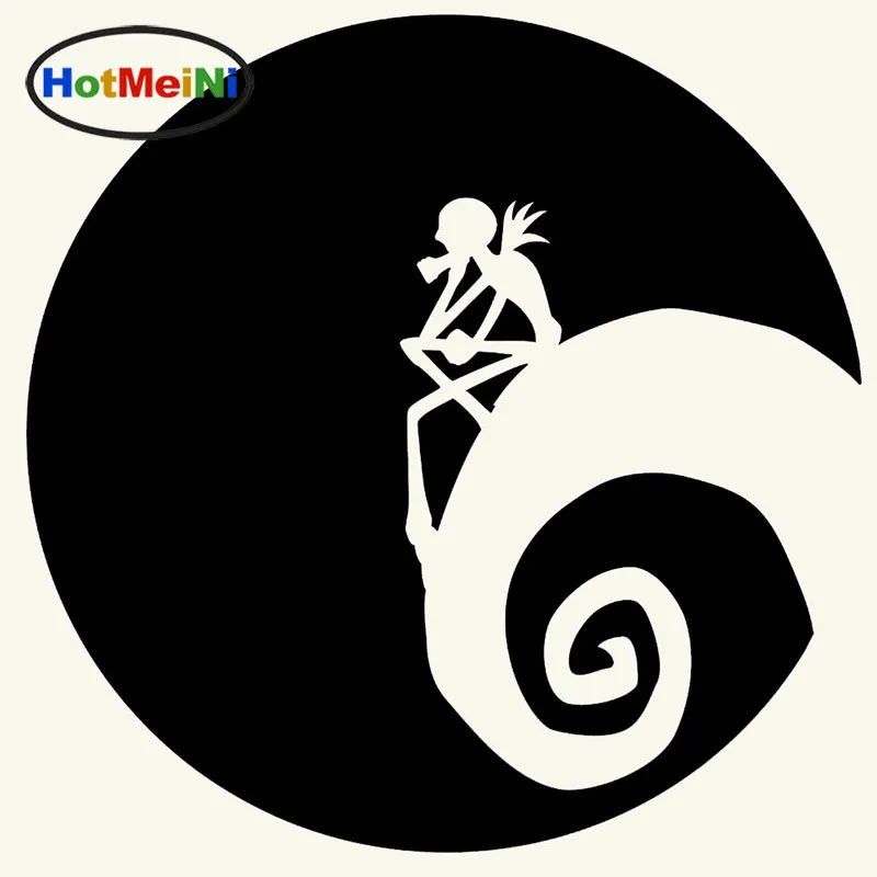 HotMeiNi 13*13 см Джек Кошмар перед Рождеством Луна наклейка для грузовика окна двери