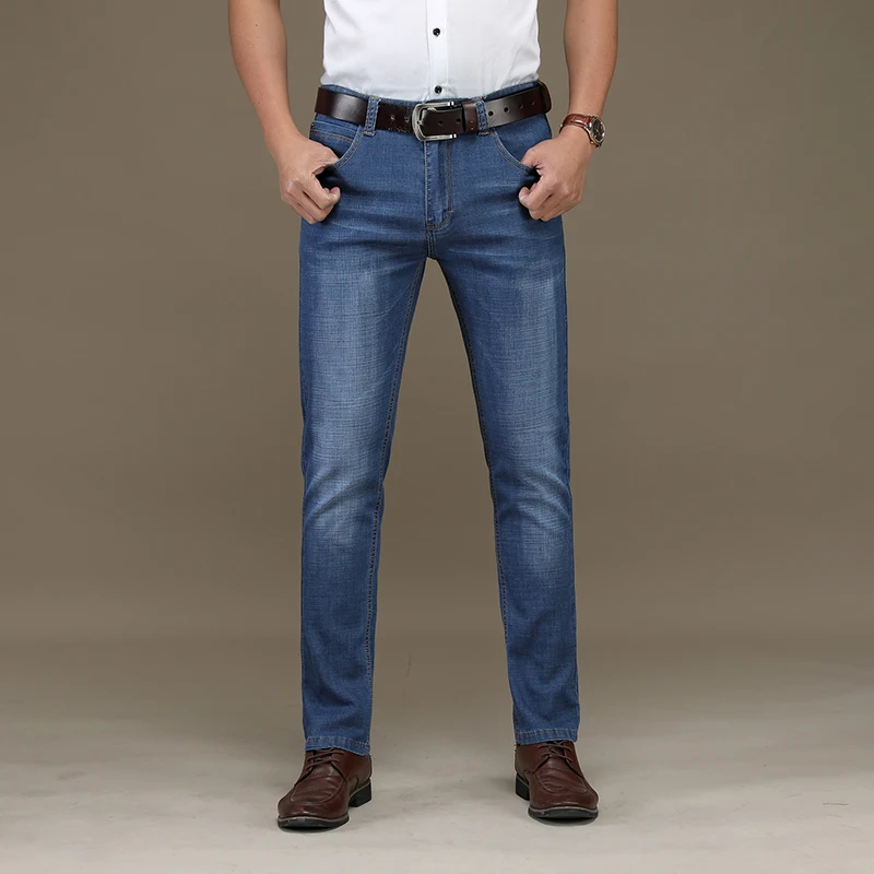 2018 модные популярные Повседневное Для мужчин S Классический Хлопковые джинсы