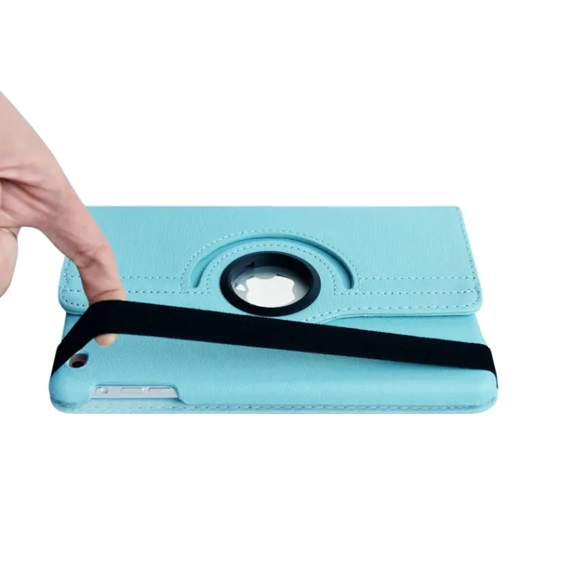 5 Pc/lot PU Leather 360 Rotating Case Stand Smart Magnetic 9.7&quot Inch For Apple New i Pad 9.7 2017 Multi-Color |