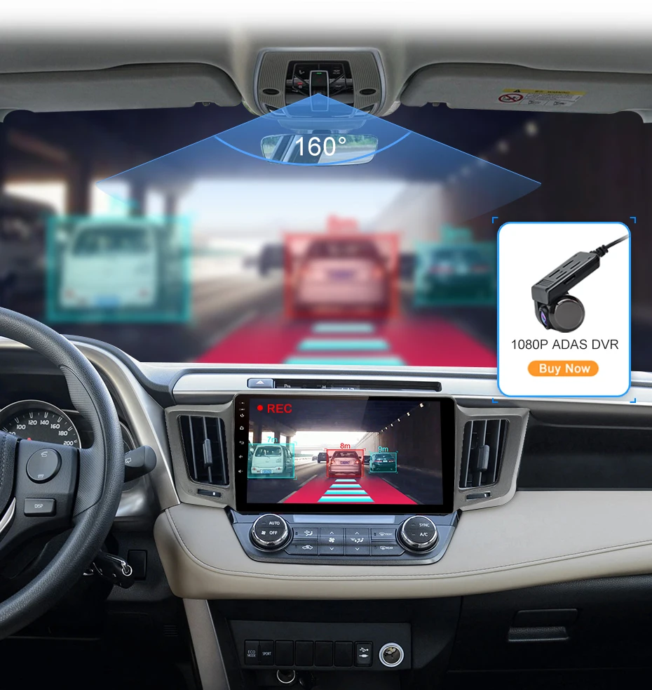 AWESAFE для Toyota RAV4 4 2013- автомобильный Радио Мультимедиа Видео плеер gps No 2din 2 din Android 8,1 2G+ 32G