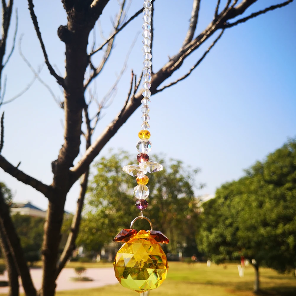 Люстра 2 шт./лот стеклянный хрустальный шар лампа призма подвесной Ловец Солнца