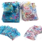 50 шт., мешочки из органзы на шнурке, 7 Х99 х1, 210 х1, 513 х18 см