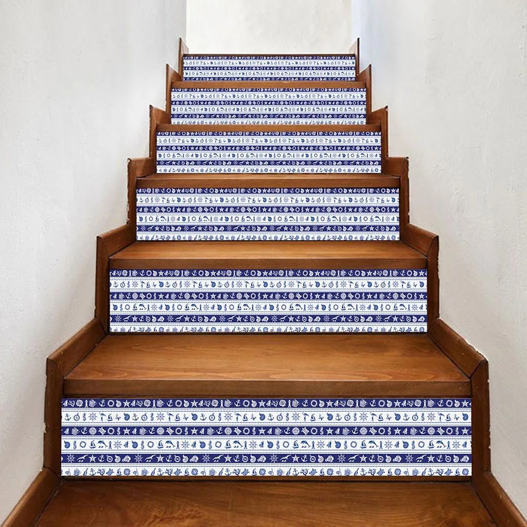 Наклейки для декора лестницы самоклеящиеся виниловые наклейки ремонта