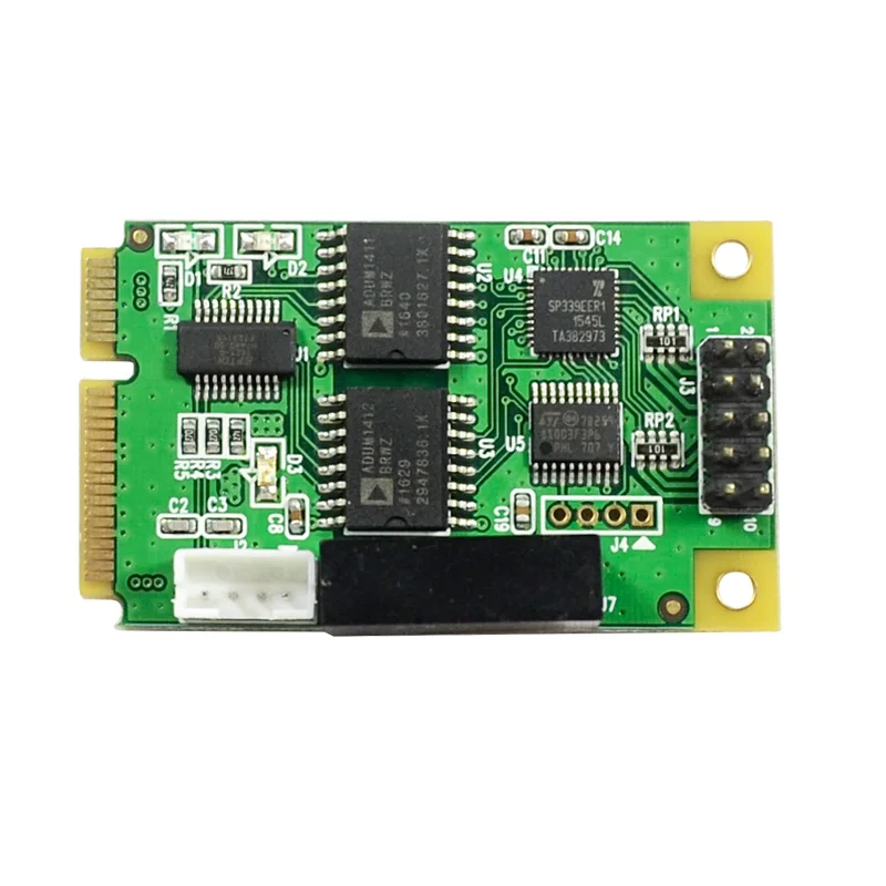 MINI PCI-E to RS232 RS422 RS485 Serial Card Minipcie (USB protocol) Surge Electrostatic Protection Multi Function Expansion | Компьютеры и