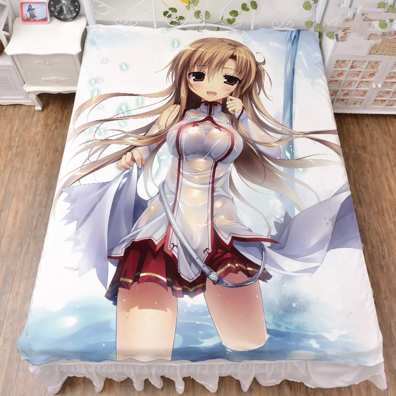 Постельное белье Yuuki Asuna с изображением аниме меча из молочного волокна и