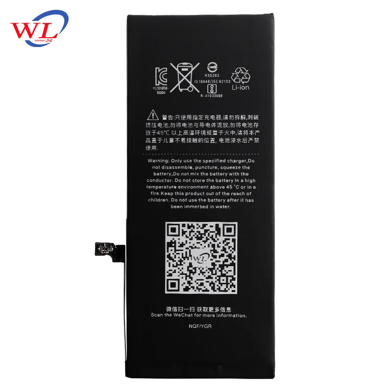 Фабричный магазин оригинальная фотобатарея 100% WL для iPhone 6 Plus аккумулятор с